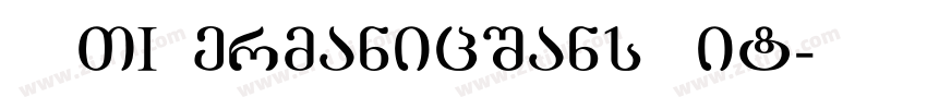 OPTIGermanicSans Lit字体转换